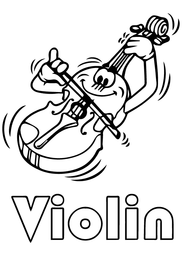 Play Violin Coloring - Play Free Coloring Game Online