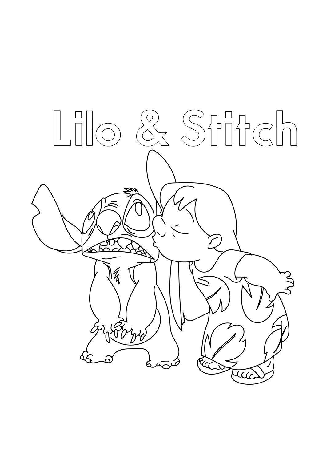 Lilo Kissing Sticth Coloring Play Free Coloring Game Online Lilo Kissing Sticth Coloring Play Free Coloring Game Online