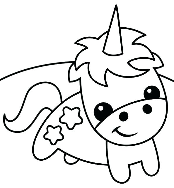 Unicorn Cute Animal Coloring Pictures - pic-plex