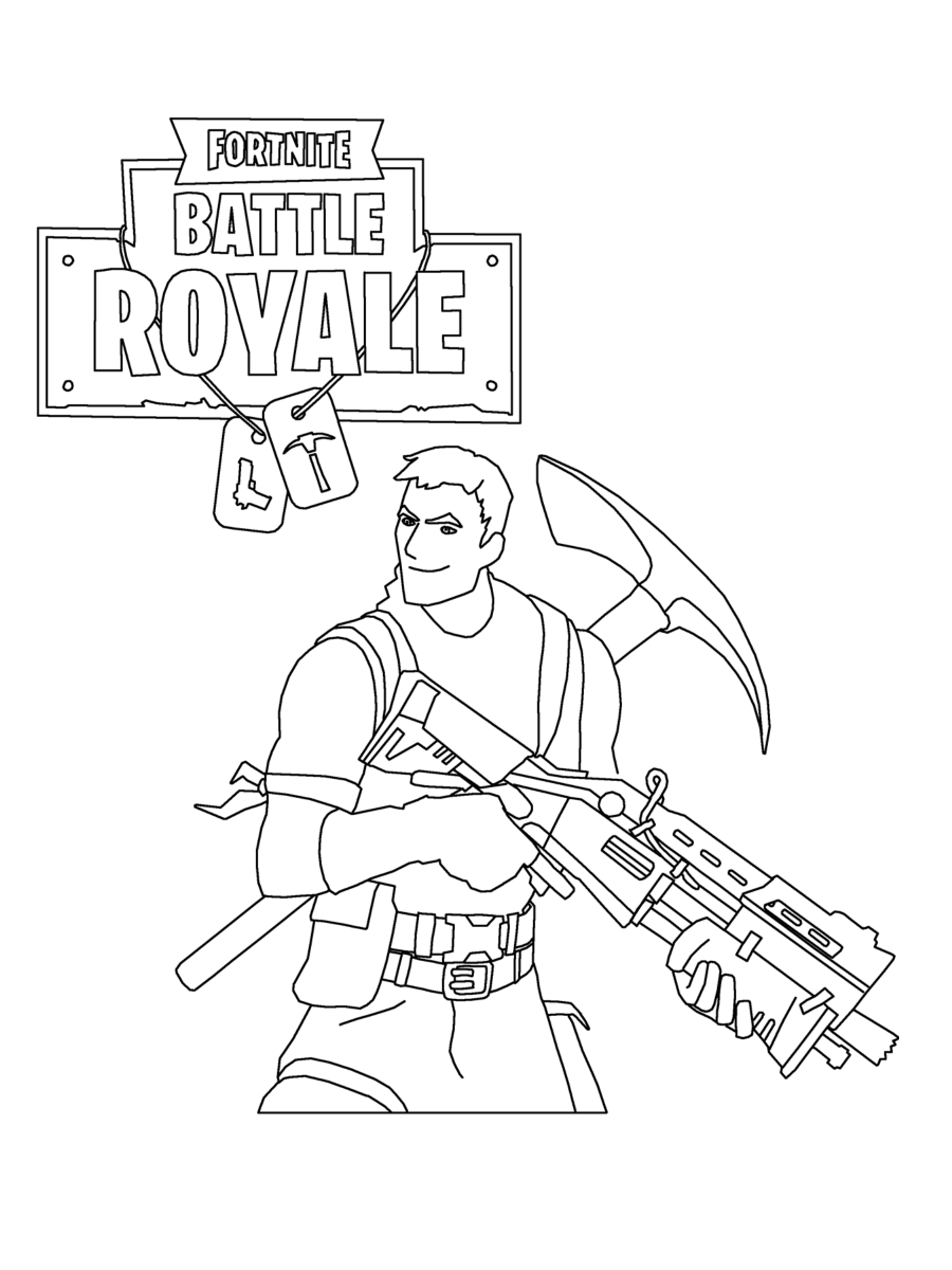 Fortnite Battle Royale Coloring - Play Free Coloring Game Online