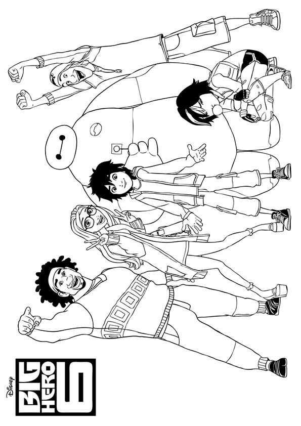 Big Hero 6 Coloring - Play Free Coloring Game Online