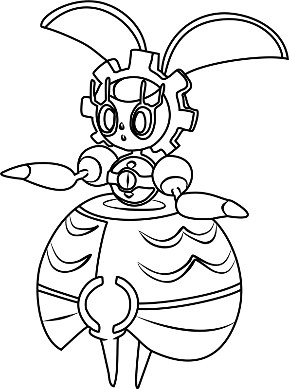 Magearna Pokemon Coloring - Play Free Coloring Game Online