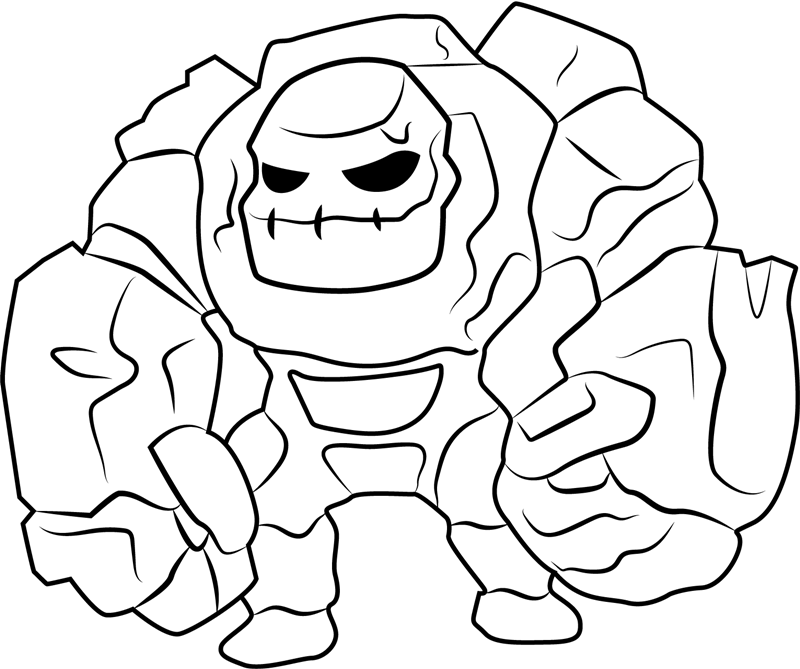 Strong Golem Coloring - Play Free Coloring Game Online