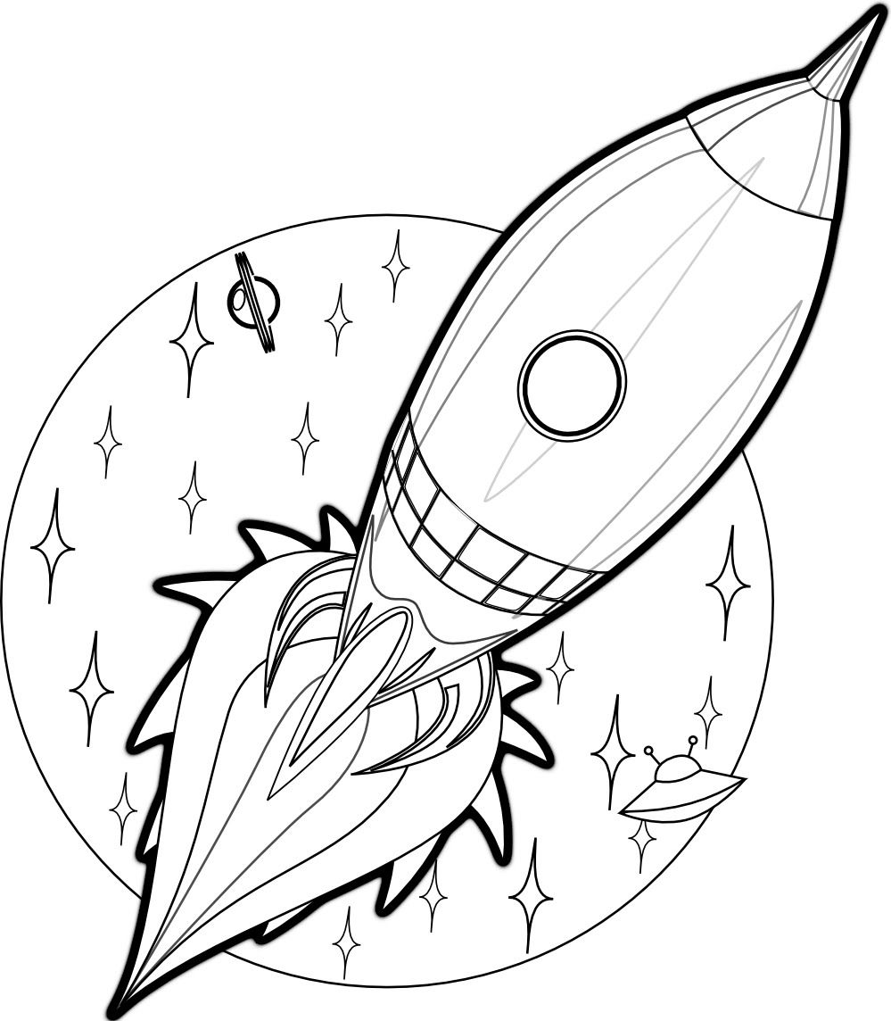 Spaceship Coloring - Play Free Coloring Game Online