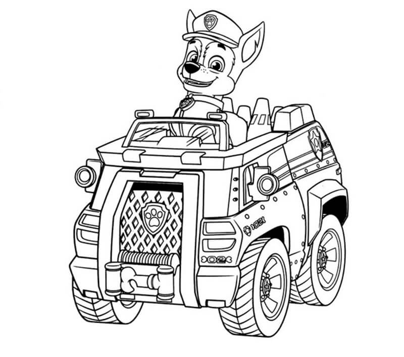 Chase Paw Patrol Coloring Play Free Coloring Game Online