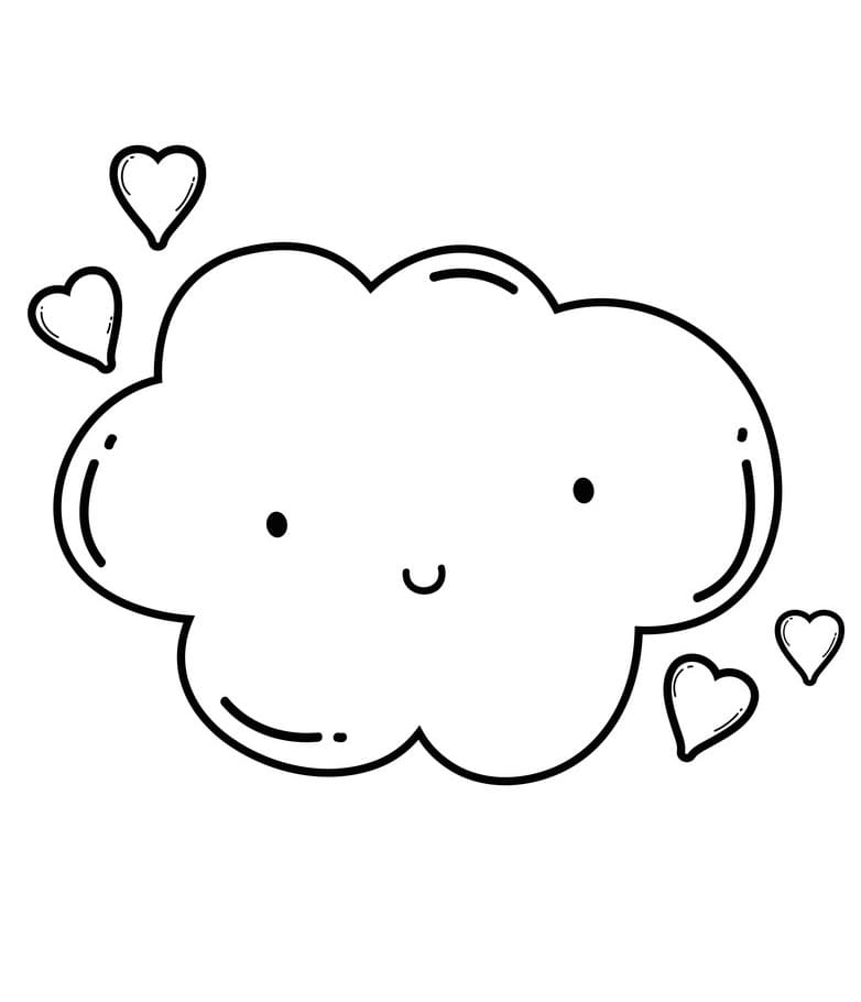 Kawaii Cloud Coloring Play Free Coloring Game Online