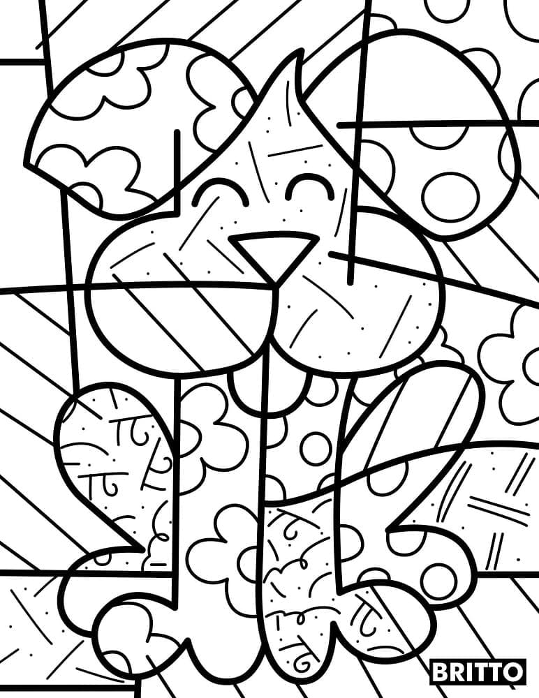 Romero Britto Painting Coloring Play Free Coloring Game Online