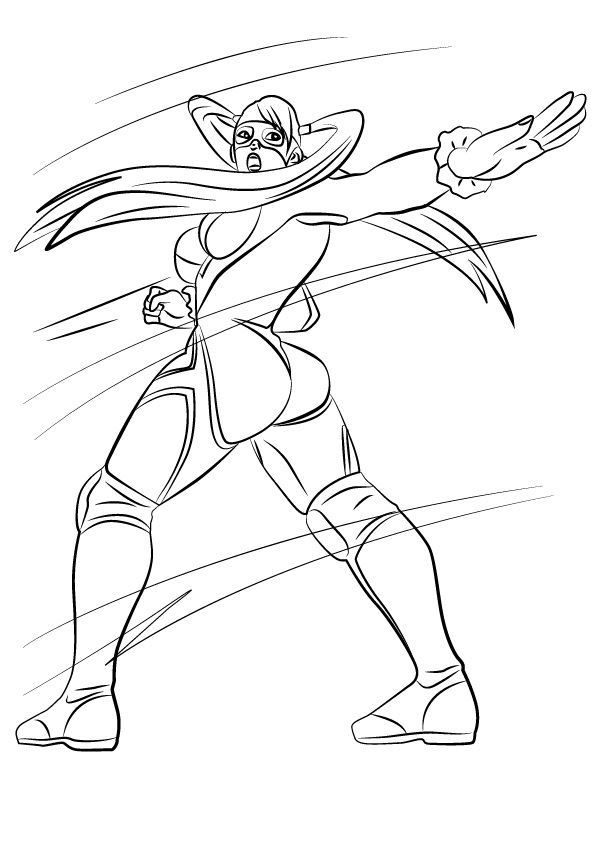 Laura From Street Fighter Coloring Play Free Coloring Game Online