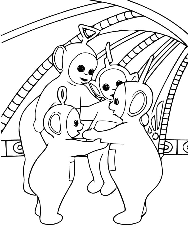 Teletubbies Coloring Play Free Coloring Game Online