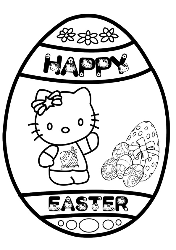 The Hello Kitty Egg Coloring Game The Hello Kitty Egg