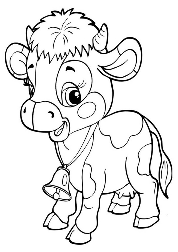 Cute Baby Calf Coloring Game Cute Baby Calf