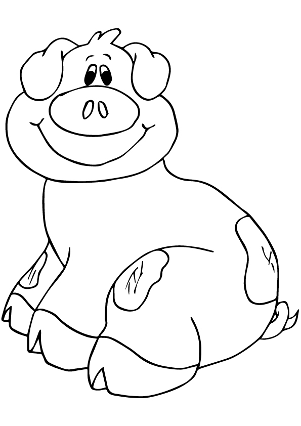 Pig Is Smiling Coloring Game Pig Is Smiling