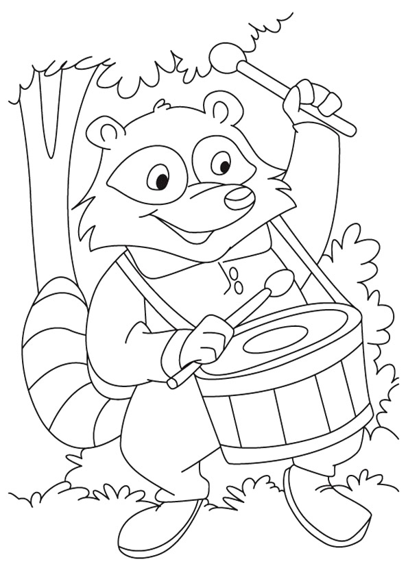 Cartoon Raccoon