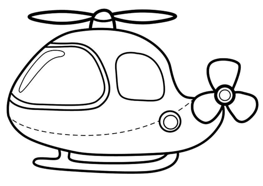 Cute Helicopter Coloring Game Cute Helicopter