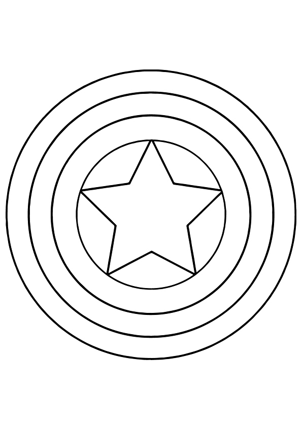 A Captain America Shield