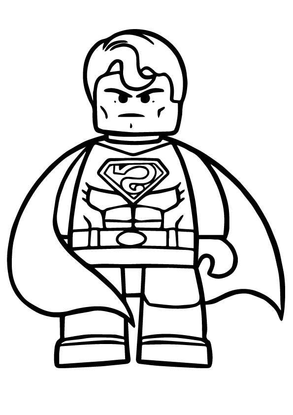 Superman Lego Coloring Game Superman Lego