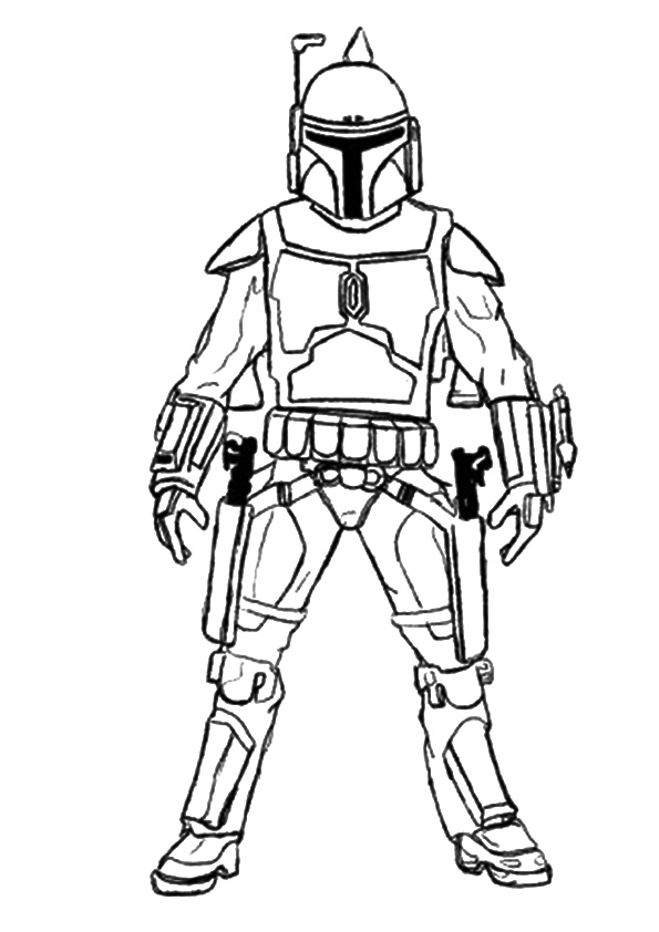 The Boba Fett Coloring Game The Boba Fett