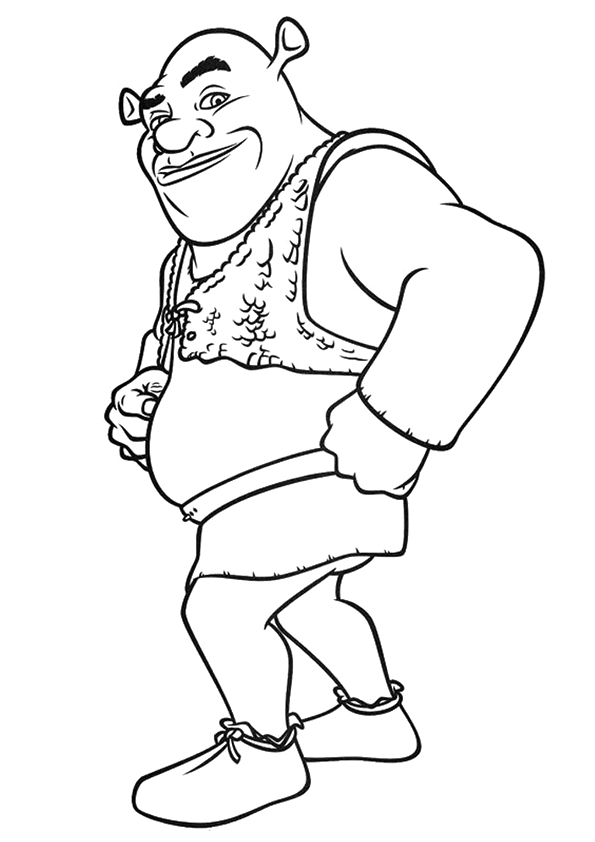 The Shrek Coloring Game The Shrek