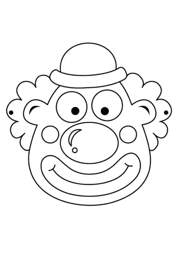 Joker Mask Coloring Game Joker Mask