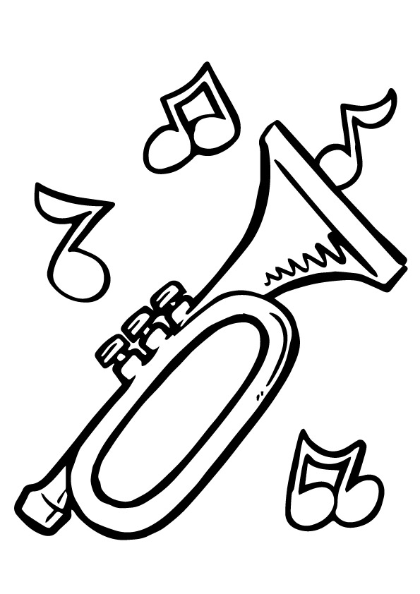 A Trumpet Coloring Game A Trumpet