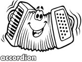 Cartoon Accordion