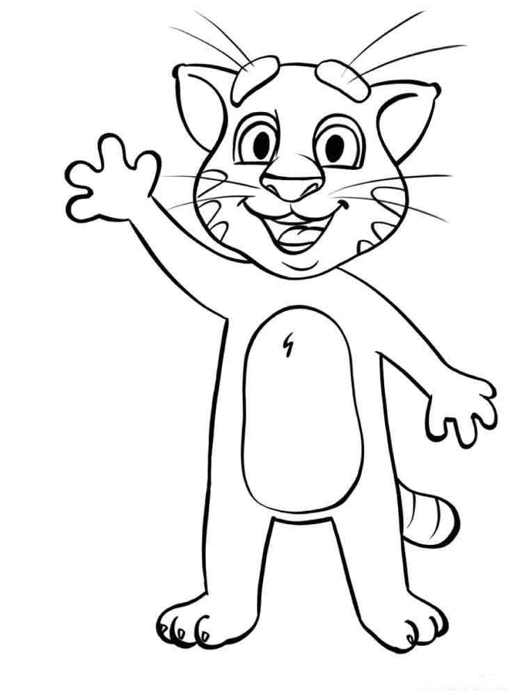 Happy Tom Coloring Game Happy Tom