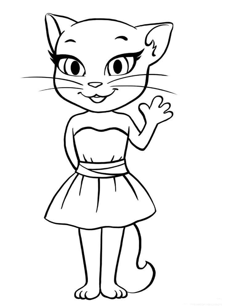 Sexy Angela Coloring Game Sexy Angela
