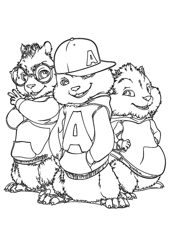 The Chipmunks Cap Coloring Game The Chipmunks Cap