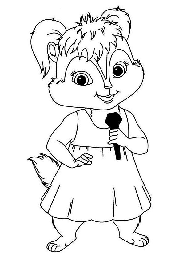 The Chipmunks Singing Coloring Game The Chipmunks Singing