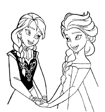 Elsa And Anna Coloring Game Elsa And Anna
