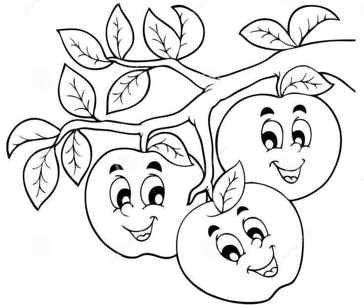 Cartoon Apples