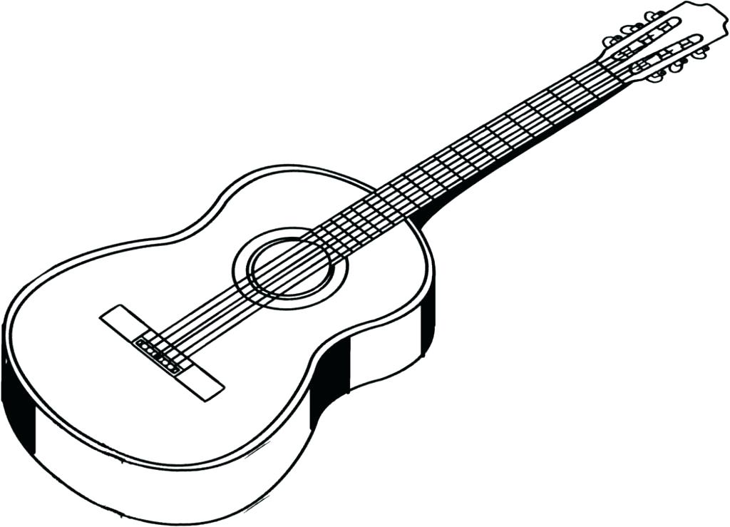 Classic Guitar Coloring Game Classic Guitar