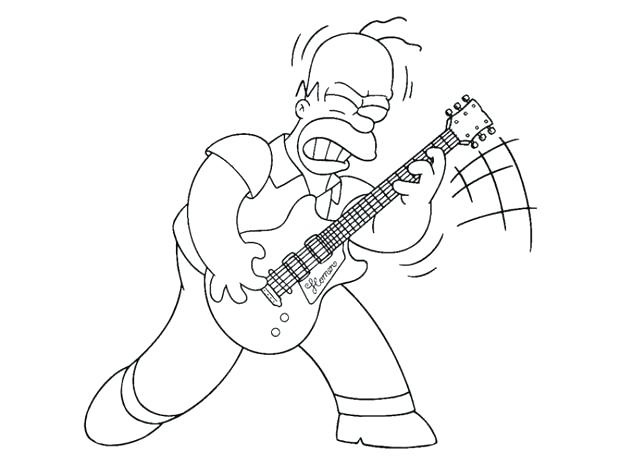 Hommer Playing Guitar