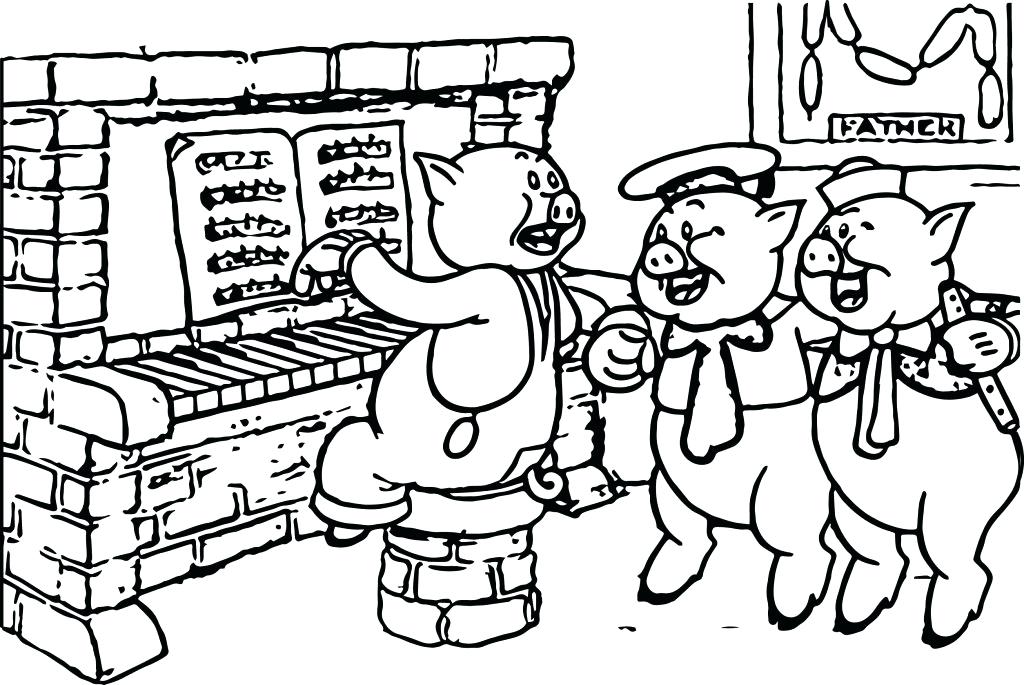 Pig Playing Piano Coloring Game Pig Playing Piano