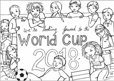 Children And World Cup 2018 Coloring Game Children And World Cup 2018