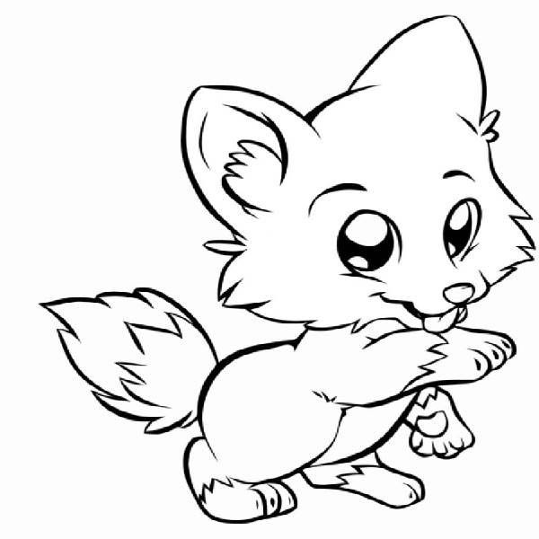 Cute Baby Fox Coloring Game Cute Baby Fox