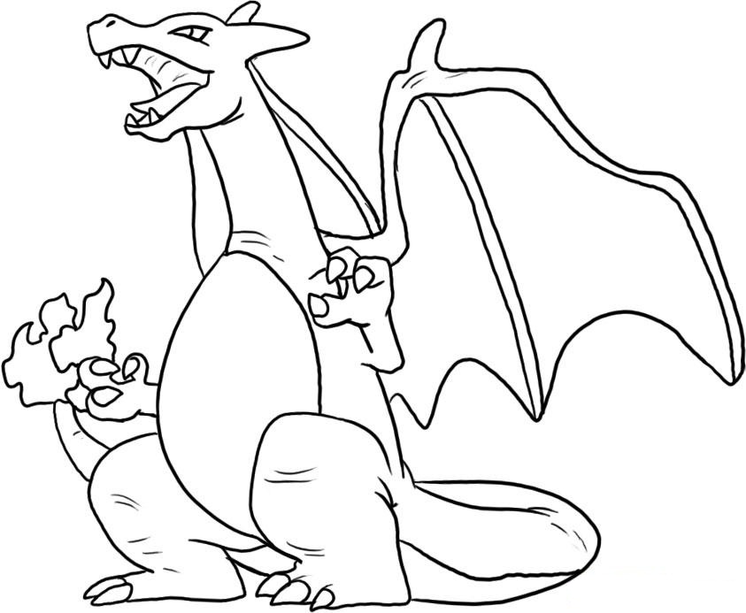 Charizard Snarling