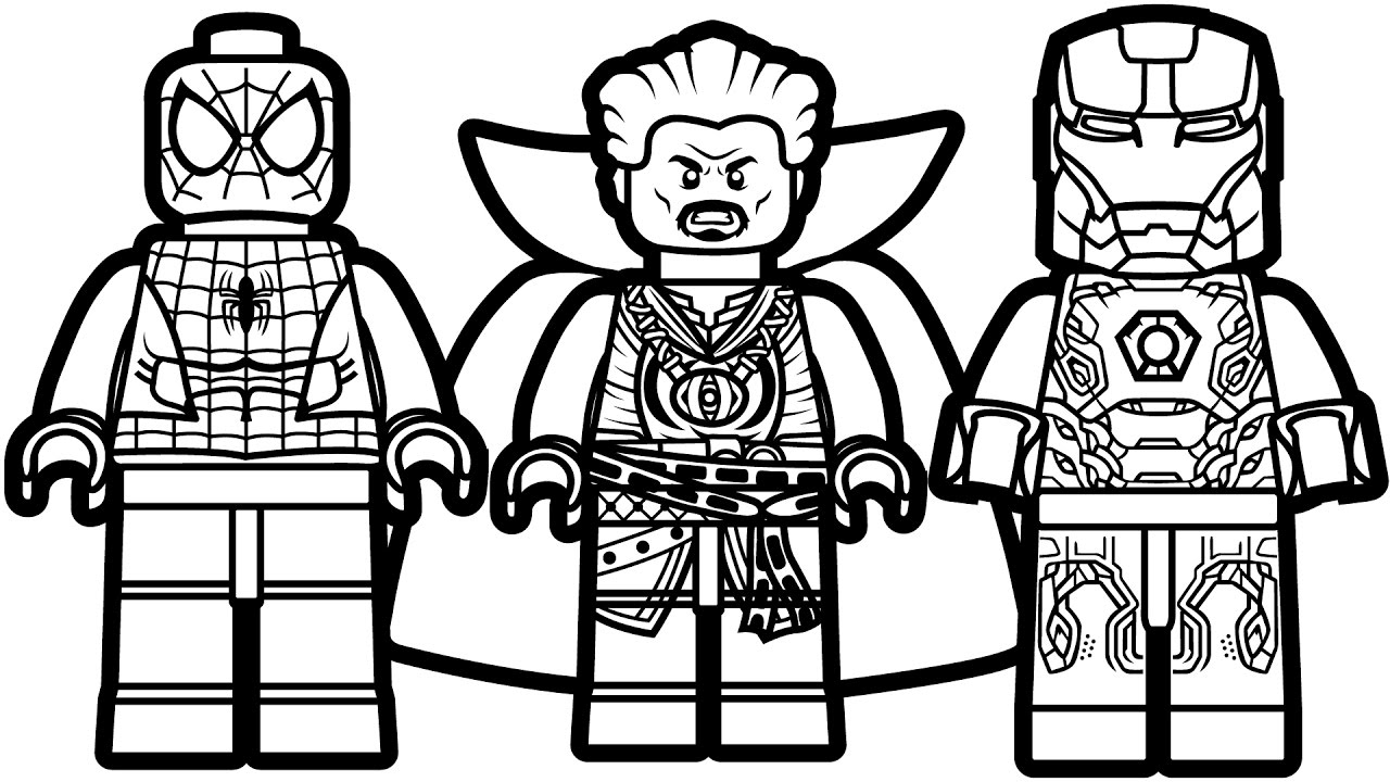 Lego: Spiderman, Doctor Strange And Iron Man