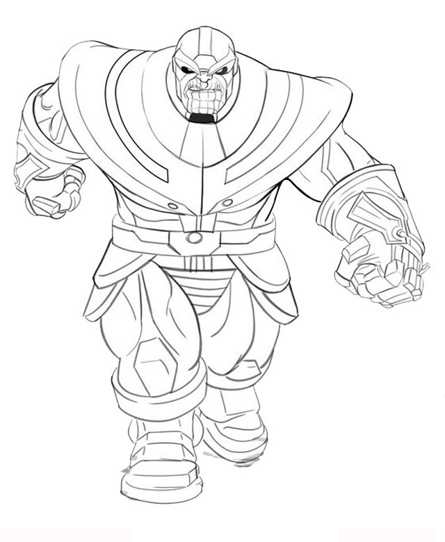 Thanos Running Coloring Game Thanos Running