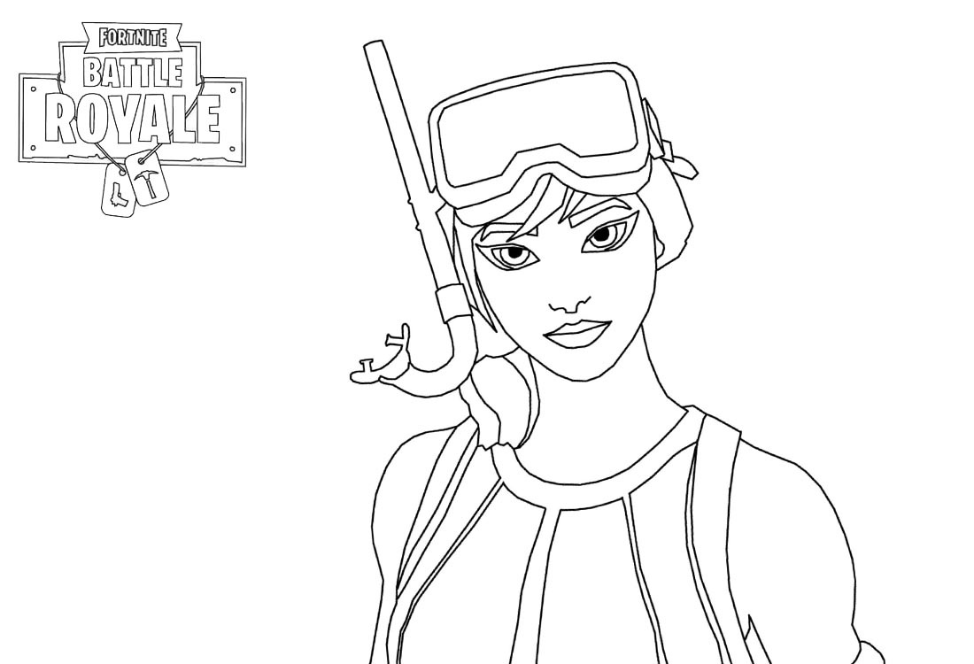 Girl Character Of Fortnite Battle Royale