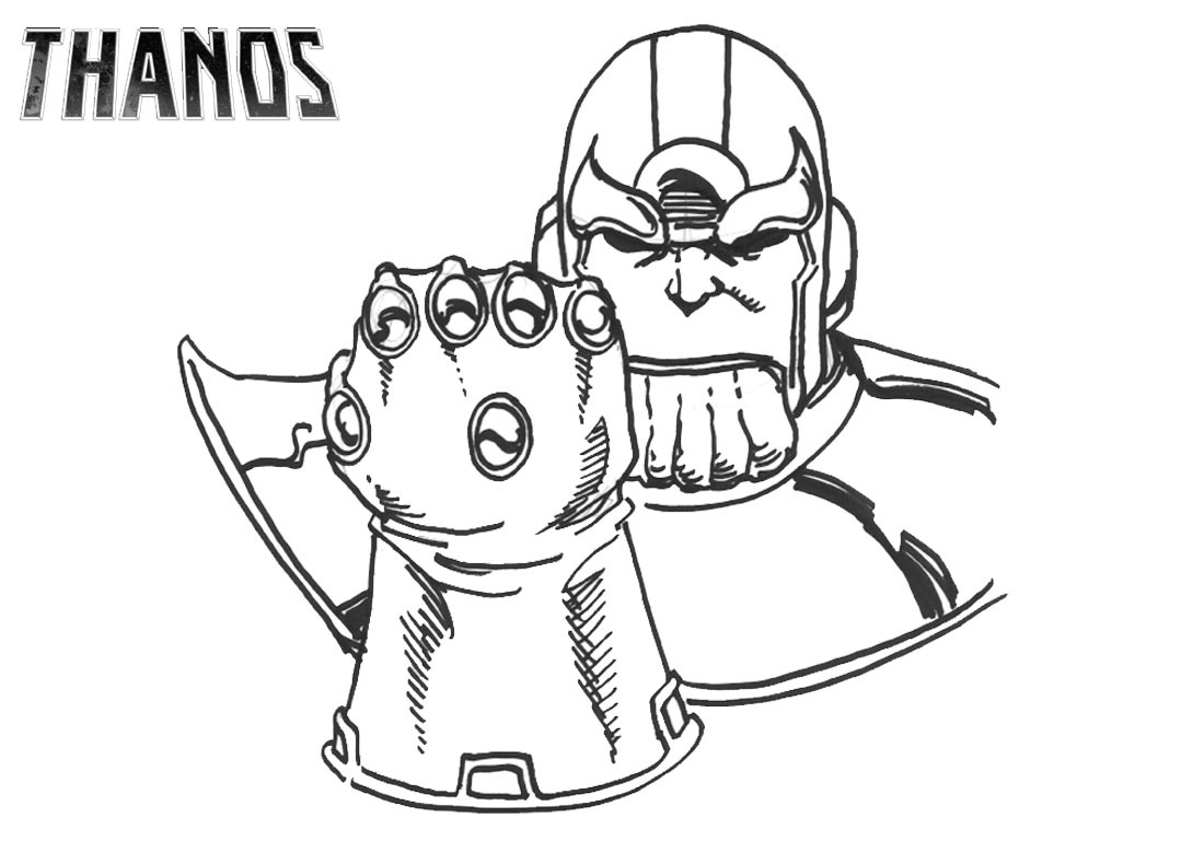 Thanos And Infinity Gauntlet Coloring Game Thanos And Infinity Gauntlet