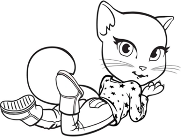 Cute Angela Coloring Game Cute Angela