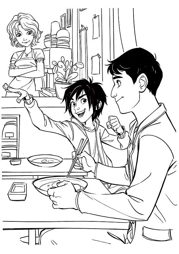 Cass, Hiro And Tadashi