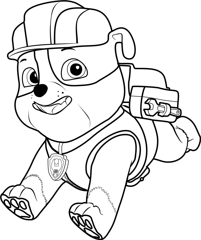 Rubble Running Coloring Game Rubble Running
