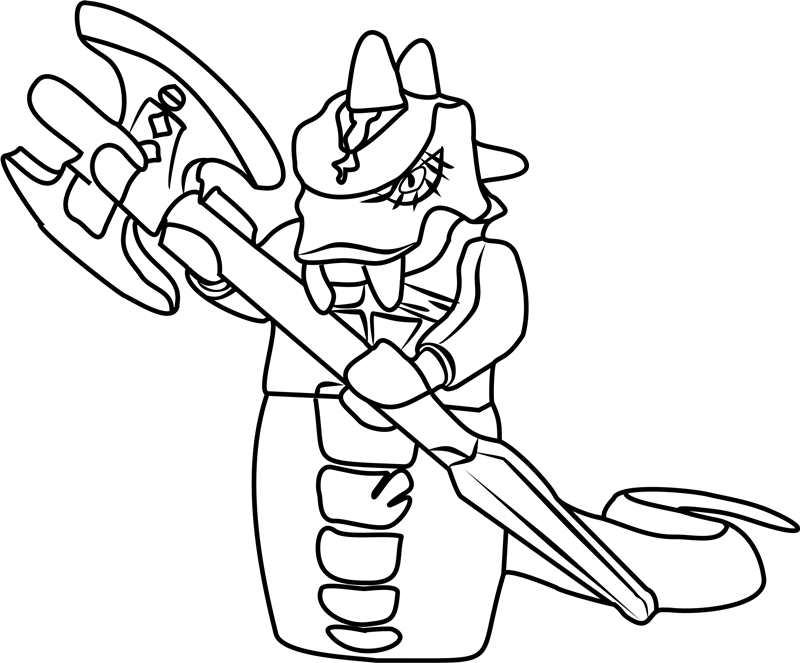 Skalidor Ninjago Coloring Game Skalidor Ninjago