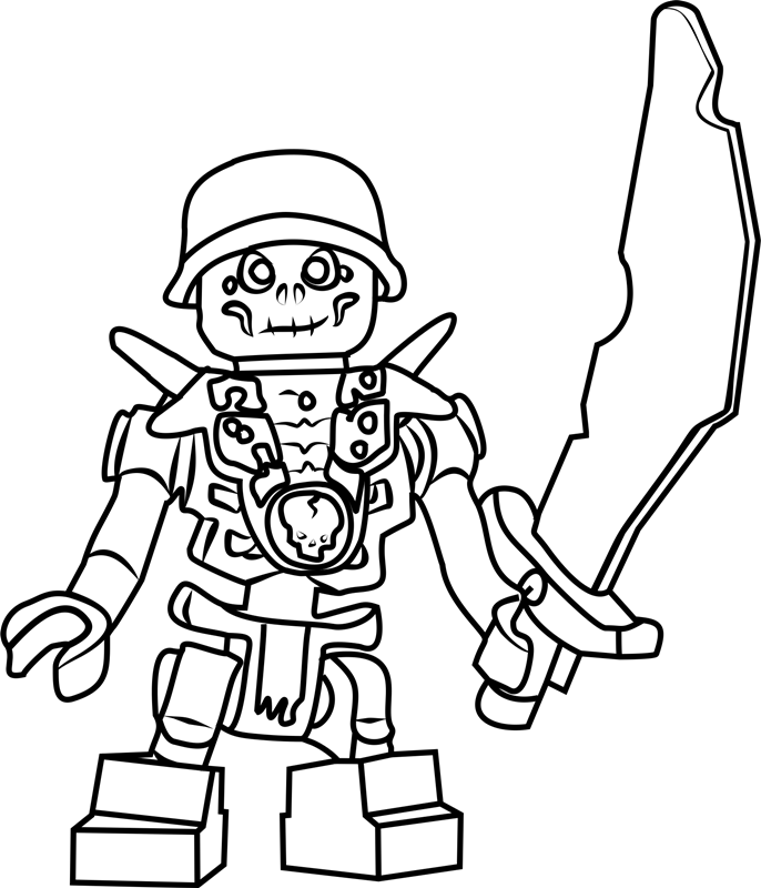 Chopov With Sword Coloring Game Chopov With Sword