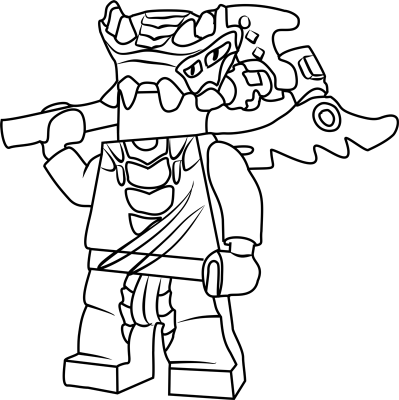 Ninjago-Lizaru Coloring Game Ninjago-Lizaru