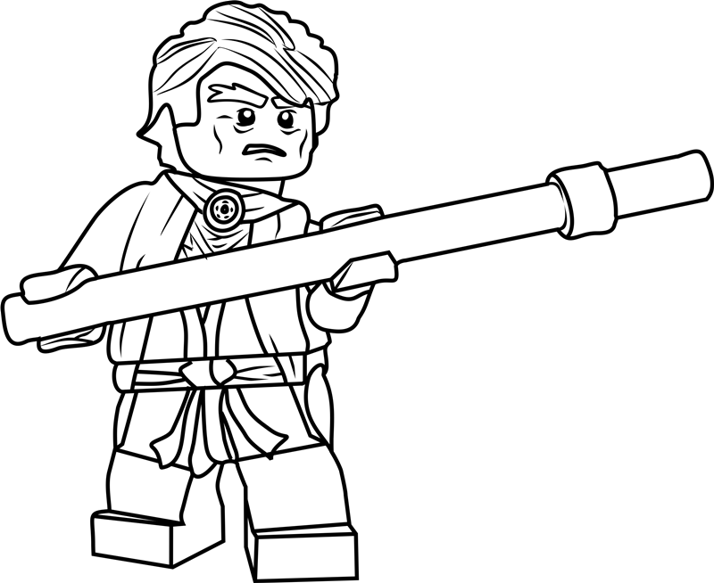 Garmadon Holding A Stick Coloring Game Garmadon Holding A Stick