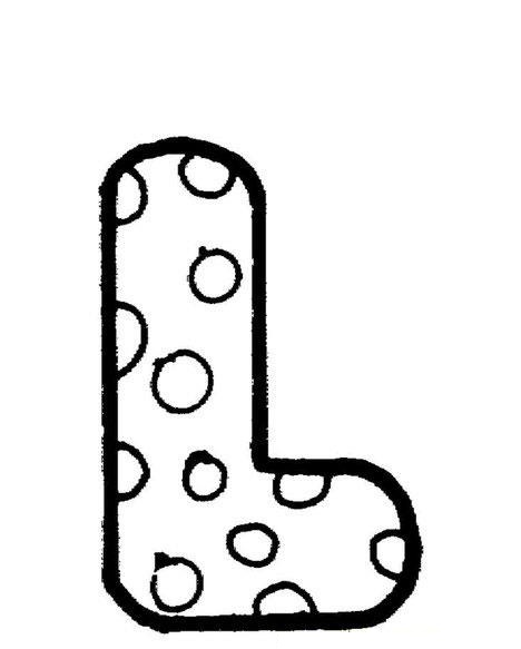 Letter L Coloring Game Letter L