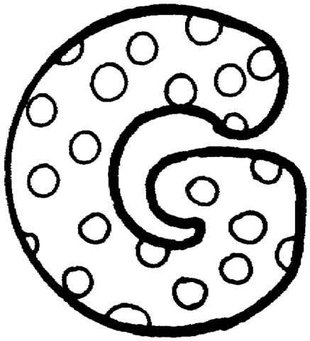 Letter G Coloring Game Letter G